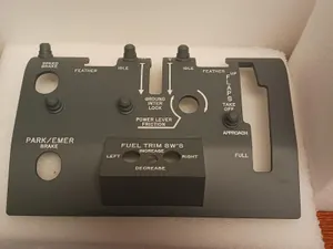 Vintage Gulfstream Aircraft Instrument Panel
